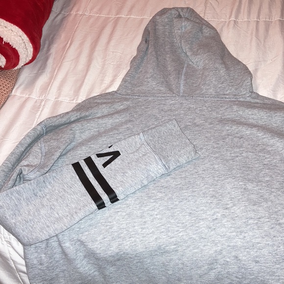 Victoria’s Secret thin grey hoodie with vsx and angel decal - Picture 4 of 5